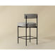 Seneca 36.5 inch Black / Polo Club Stone Counter Stool